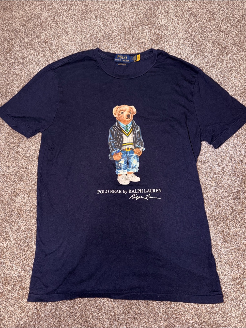 Ralph Lauren Polo Bear Graphic T-Shirt - Navy